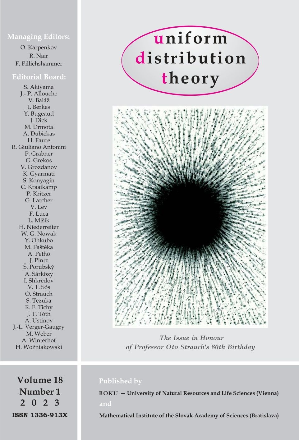 Uniform Distribution Theory cover